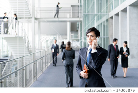 Businessman (smartphone) Businessman (smartphone) 34305879