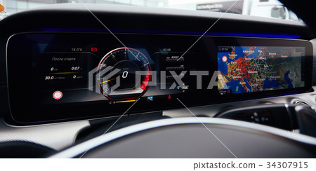 Luxury car dashboard Luxury car dashboard 34307915