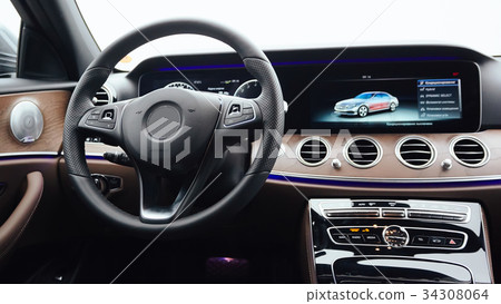 Luxury car Interior Luxury car Interior 34308064