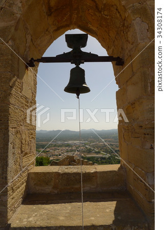 Spain, the bell of the castle 34308174