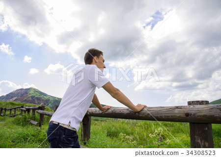 德國人在阿蘇觀光 34308523