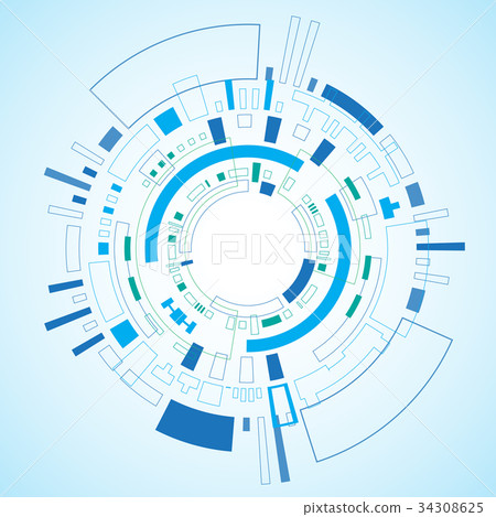 Vector abstract background technology concept. - Stock Illustration ...