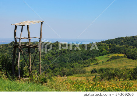 Abandoned lookout tower 34309266