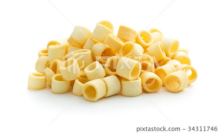 Crispy potato rings. 34311746