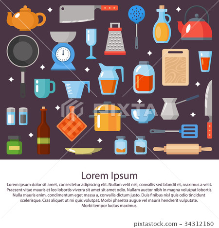 Kitchenware, cookware, kitchen tools collection Kitchenware, cookware, kitchen tools collection 34312160