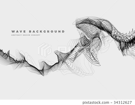 particle ocean black wave particle ocean black wave 34312627
