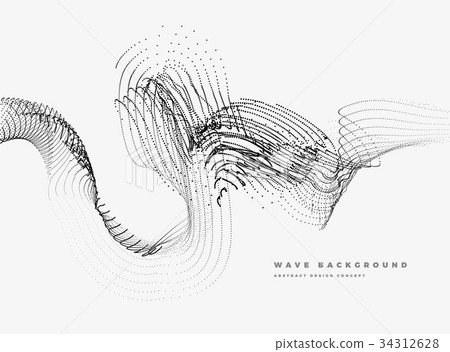 particle shaking black wave particle shaking black wave 34312628
