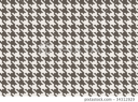 Crows foot pattern from pixels. 34312929
