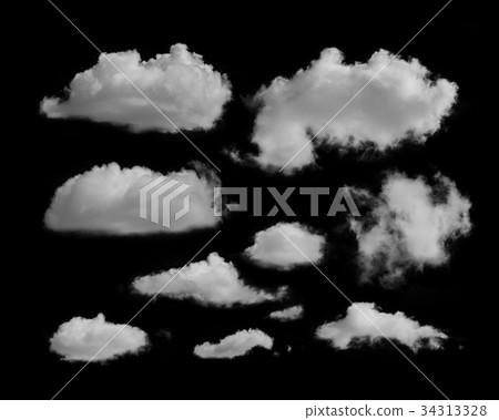 white clouds on a black background white clouds on a black background 34313328