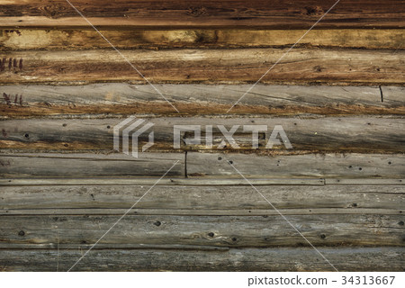 Old Wooden Wall. Old Wooden Wall. 34313667