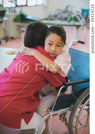 輪椅 兒童 孩子 34314218