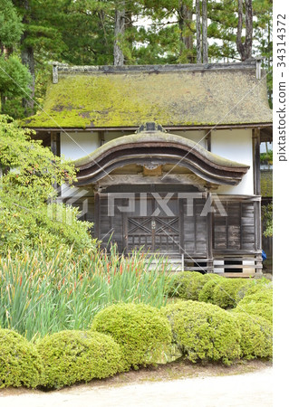 和歌山縣高安山 Kongomineji寺 Keizo和庭院 照片素材 圖片 圖庫