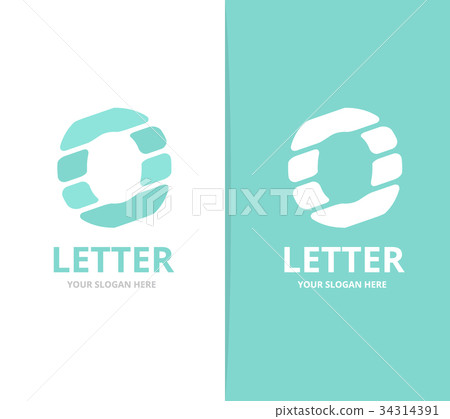 Unique vector letter O logo design template. Unique vector letter O logo design template. 34314391