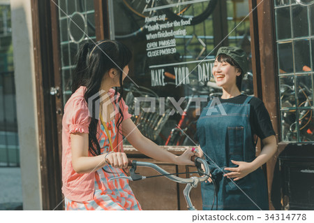 店員 售貨員 客人 34314778