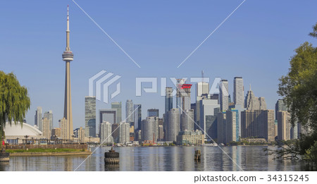 Toronto's skyline over Lake Ontario Toronto's skyline over Lake Ontario 34315245