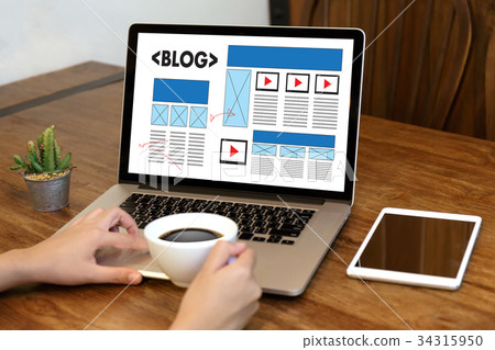 BLOG Website Online Internet Web Page Social  34315950