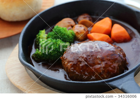 紅燒漢堡牛排 34316006