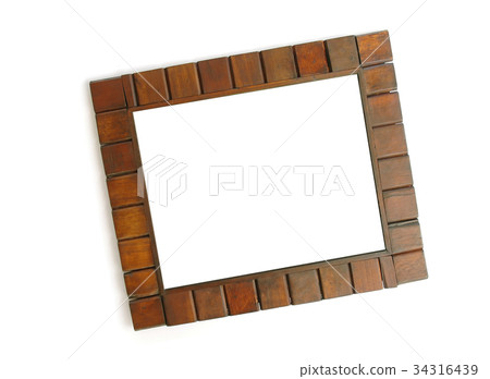 wooden frame isolated wooden frame isolated 34316439