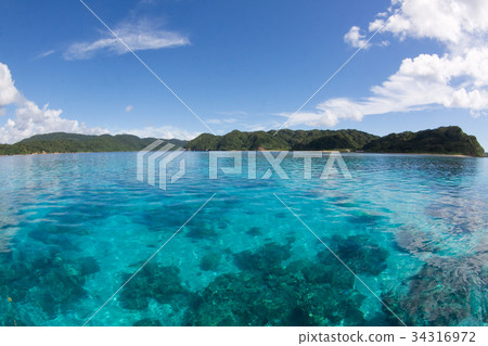 A view of Iriomote Island Amitori 34316972