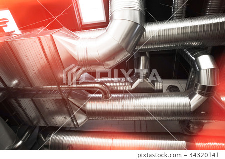 Ventilation pipes of an air condition Ventilation pipes of an air condition 34320141