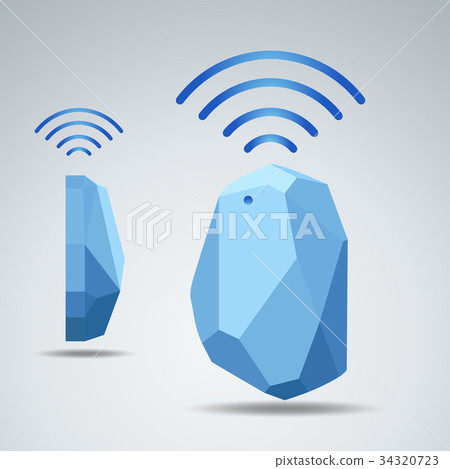 Vector Design Beacon Device Home And Office Radar Stock Illustration