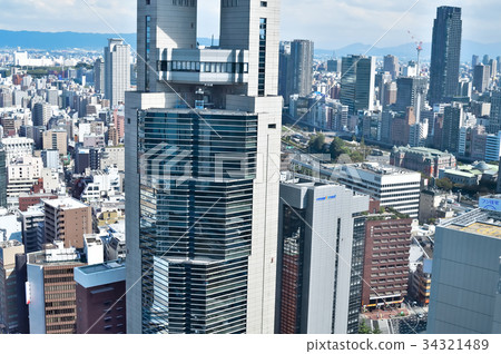 Osaka city scenery 34321489