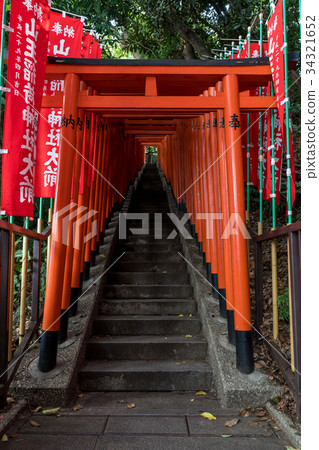 Hie Shrine Inari Sando Torii Hie Shrine Inari Sando Torii 34321652