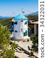 Old Windmill in Agios Nikolaos in Zakynthos 34322031
