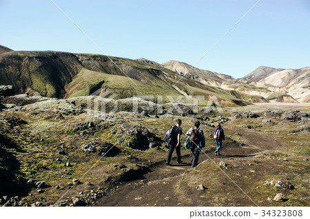 Icelandic landscape. Beautiful mountains Icelandic landscape. Beautiful mountains 34323808