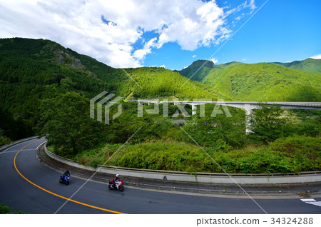 橫跨山的環橋 橫跨山的環橋 34324288