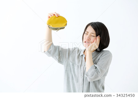 Wallet young woman Wallet young woman 34325450