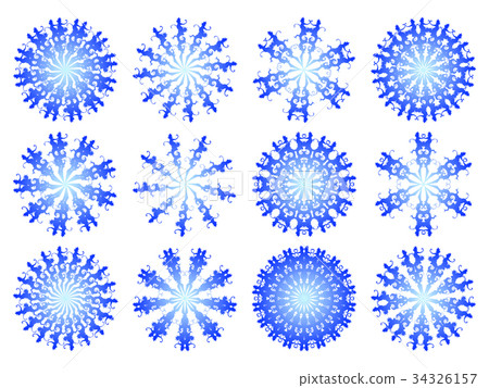 snowflakes snowflakes 34326157
