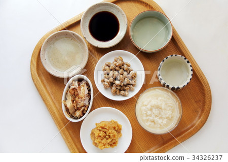 日本各種發酵食品 34326237