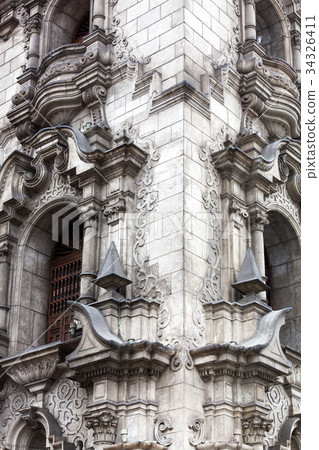 corner of the old building 34326411