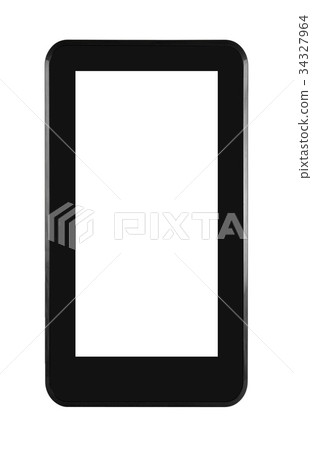 monitor isolated on white 34327964