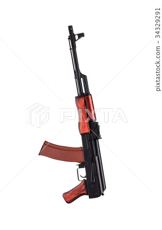 AK 47 isolated 34329291