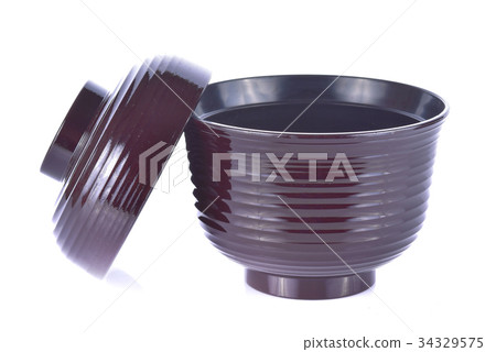 Black bowl on white background Black bowl on white background 34329575