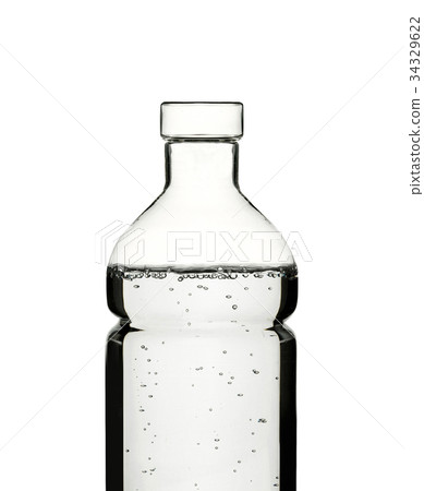 close up plastick bottle of water isolated close up plastick bottle of water isolated 34329622