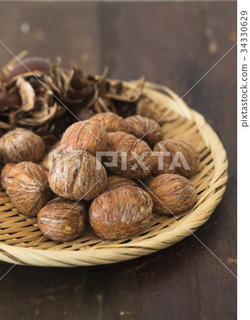 Autumn chestnut work 34330629