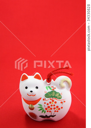 Year of the New Year material Red back 1 front Front up center Vertical Year of the New Year material Red back 1 front Front up center Vertical 34330828