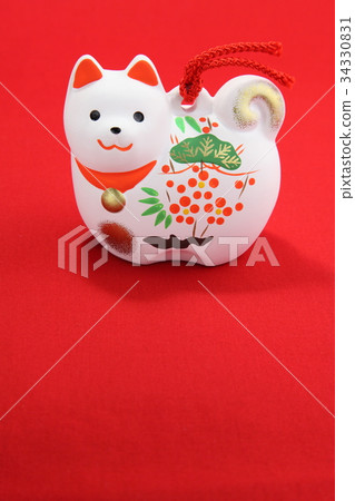 新年的卡材料紅背1前中心井下垂直 新年的卡材料紅背1前中心井下垂直 34330831