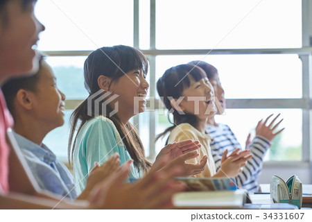 Elementary school class classroom Elementary school class classroom 34331607