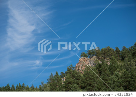 rocky landscape on the river Ai rocky landscape on the river Ai 34331824