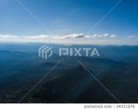 Mountain landscape in the vicinity of Mount Iremel 34331876