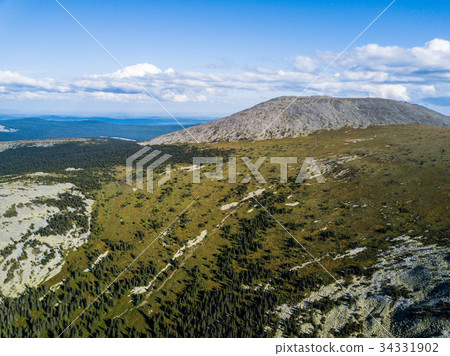 Mountain landscape in the vicinity of Mount Iremel Mountain landscape in the vicinity of Mount Iremel 34331902