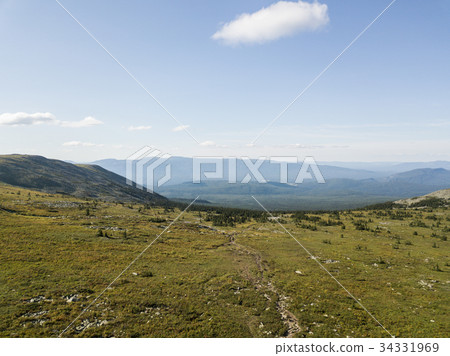 Mountain landscape in the vicinity of Mount Iremel Mountain landscape in the vicinity of Mount Iremel 34331969