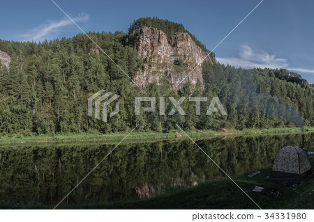 rocky landscape on the river Ai 34331980