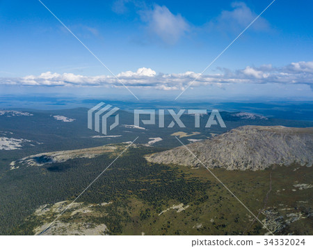 Mountain landscape in the vicinity of Mount Iremel 34332024