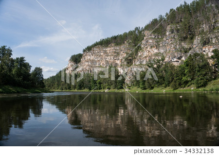 rocky landscape on the river Ai rocky landscape on the river Ai 34332138