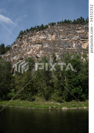 rocky landscape on the river Ai 34332352